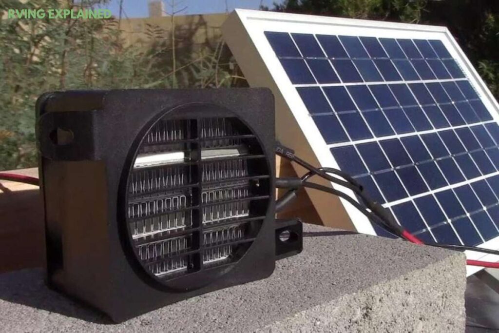 how to heat a camper