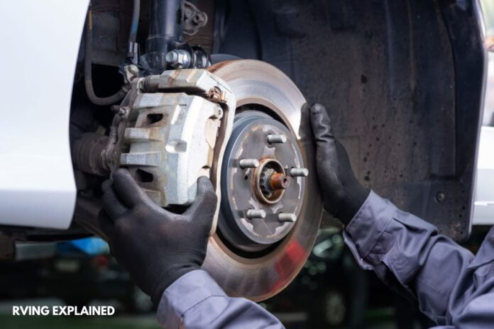 stuck brake caliper